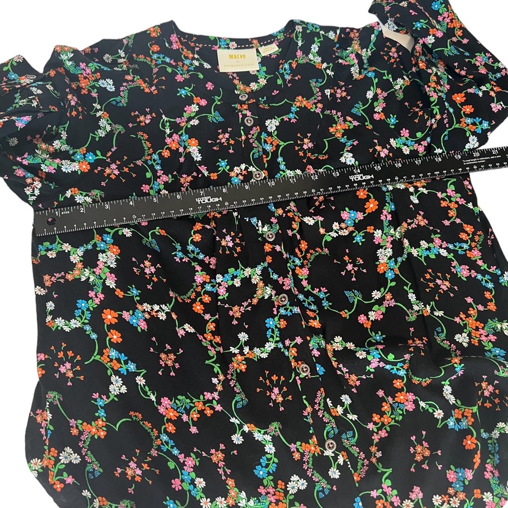 Maeve by Anthropologie Size S Top long Sleeved Button-Front - Picture 5 of 6